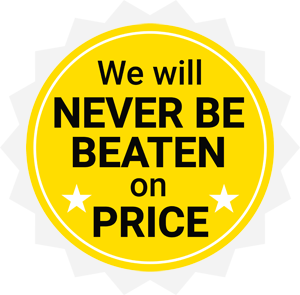 We Will Never be Beaten on Price Image